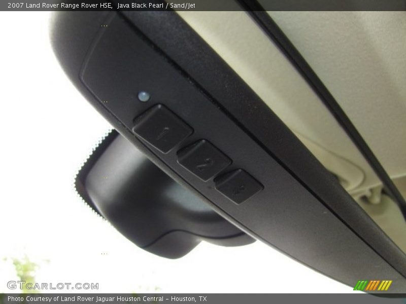 Java Black Pearl / Sand/Jet 2007 Land Rover Range Rover HSE