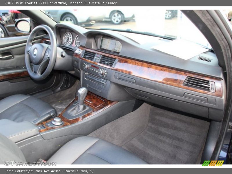 Monaco Blue Metallic / Black 2007 BMW 3 Series 328i Convertible