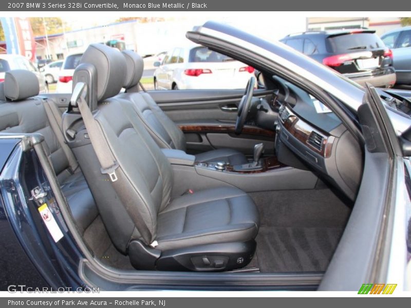 Monaco Blue Metallic / Black 2007 BMW 3 Series 328i Convertible