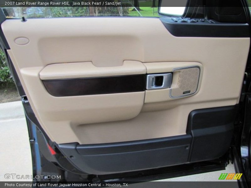 Java Black Pearl / Sand/Jet 2007 Land Rover Range Rover HSE