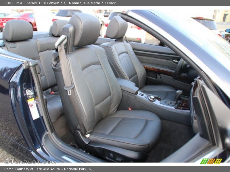 Monaco Blue Metallic / Black 2007 BMW 3 Series 328i Convertible