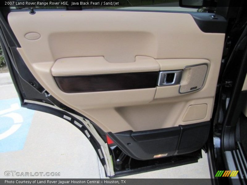 Java Black Pearl / Sand/Jet 2007 Land Rover Range Rover HSE