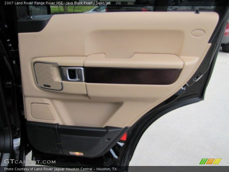 Java Black Pearl / Sand/Jet 2007 Land Rover Range Rover HSE