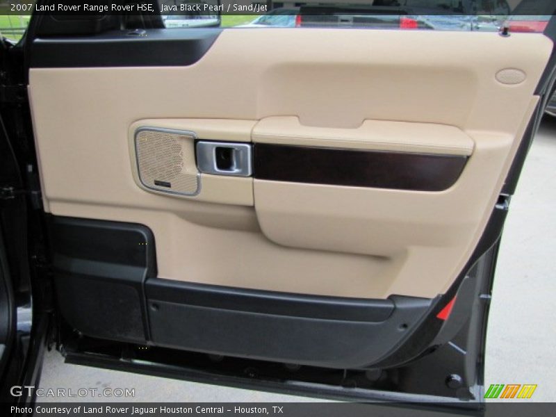 Java Black Pearl / Sand/Jet 2007 Land Rover Range Rover HSE