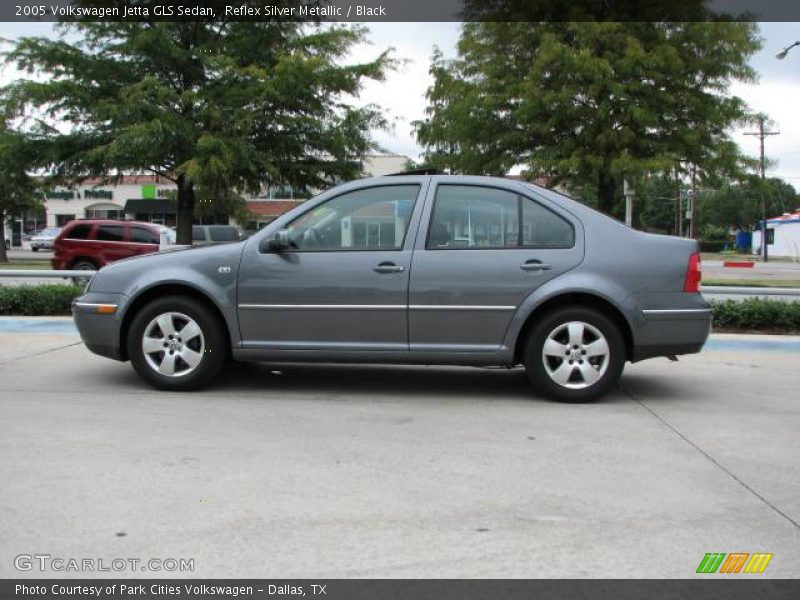 Reflex Silver Metallic / Black 2005 Volkswagen Jetta GLS Sedan
