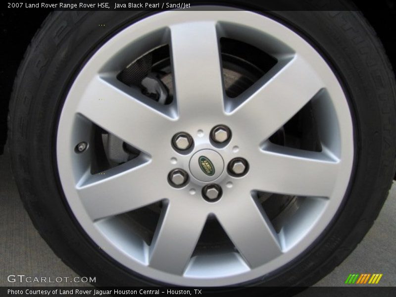 Java Black Pearl / Sand/Jet 2007 Land Rover Range Rover HSE