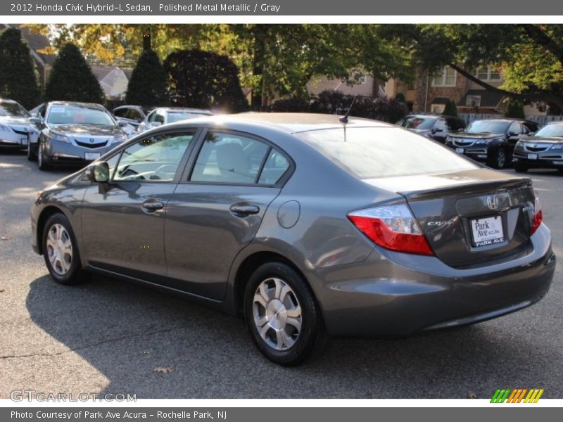 Polished Metal Metallic / Gray 2012 Honda Civic Hybrid-L Sedan