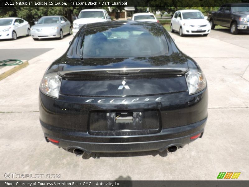 Kalapana Black / Dark Charcoal 2012 Mitsubishi Eclipse GS Coupe