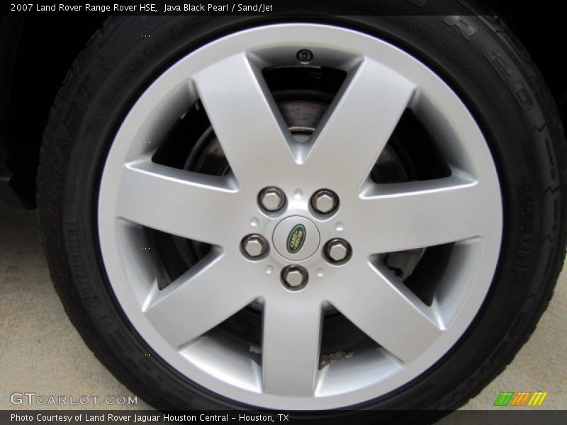 Java Black Pearl / Sand/Jet 2007 Land Rover Range Rover HSE