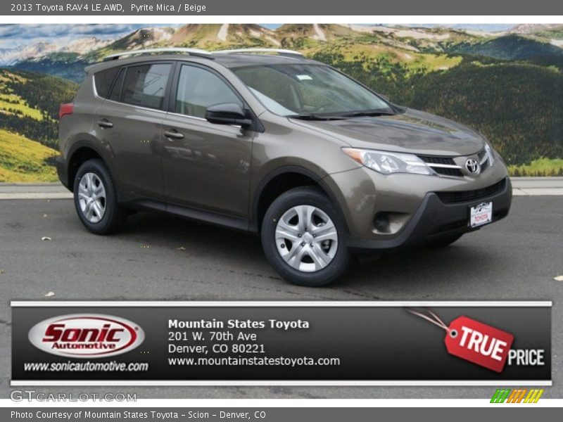 Pyrite Mica / Beige 2013 Toyota RAV4 LE AWD