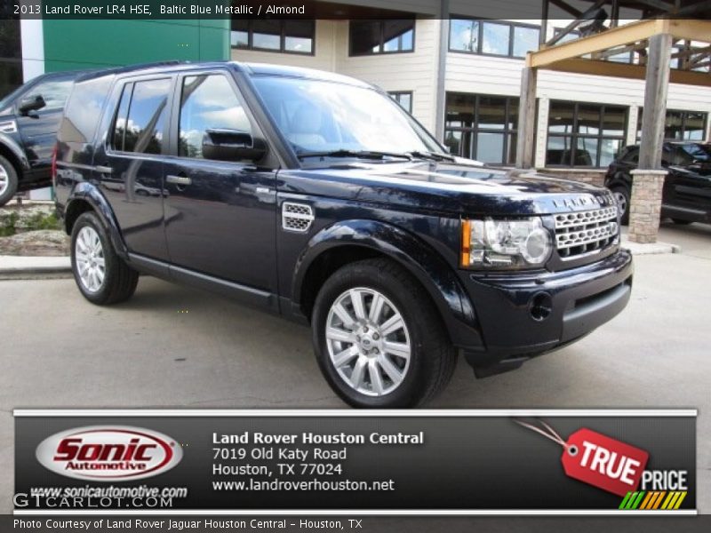Baltic Blue Metallic / Almond 2013 Land Rover LR4 HSE