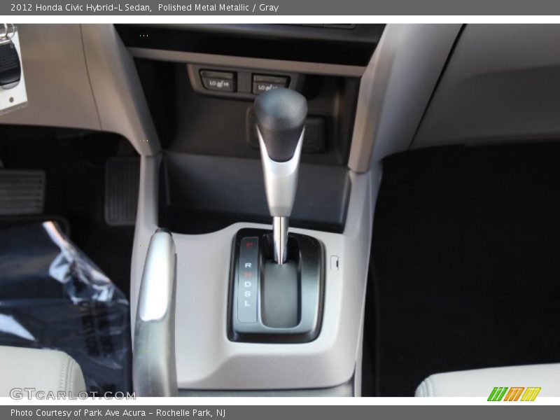 Polished Metal Metallic / Gray 2012 Honda Civic Hybrid-L Sedan