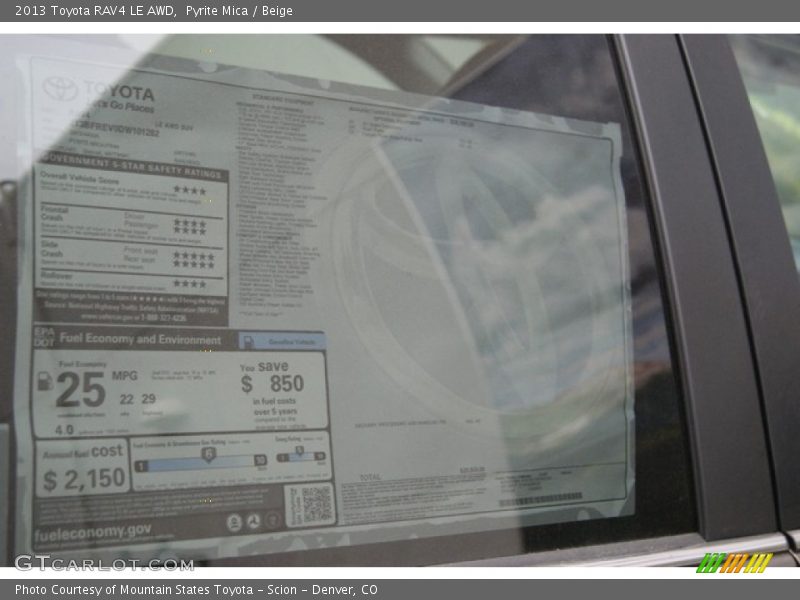 Pyrite Mica / Beige 2013 Toyota RAV4 LE AWD