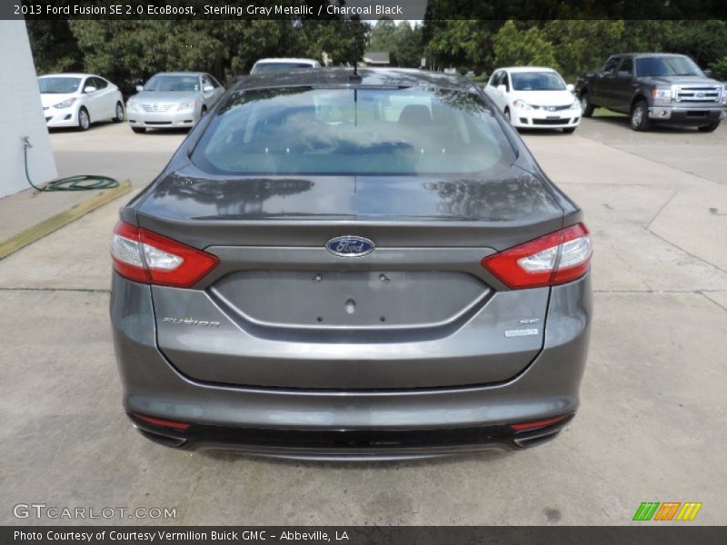Sterling Gray Metallic / Charcoal Black 2013 Ford Fusion SE 2.0 EcoBoost