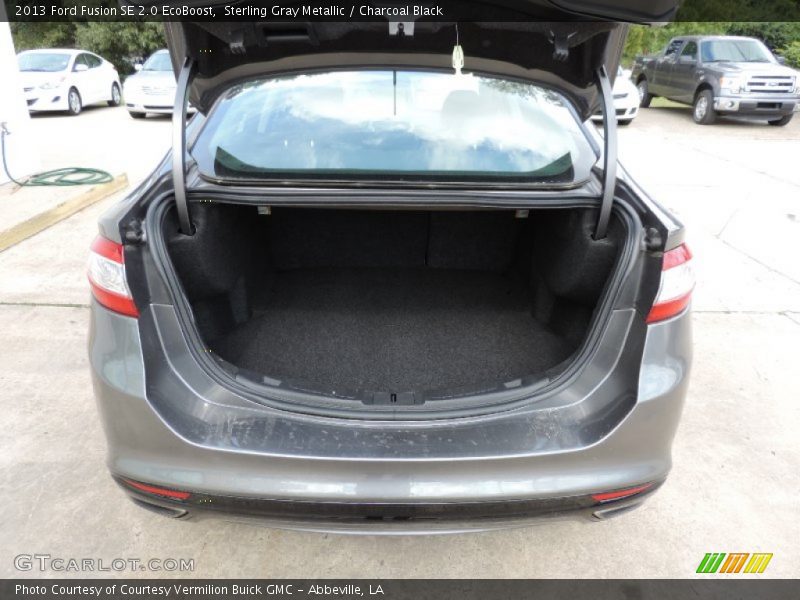 Sterling Gray Metallic / Charcoal Black 2013 Ford Fusion SE 2.0 EcoBoost