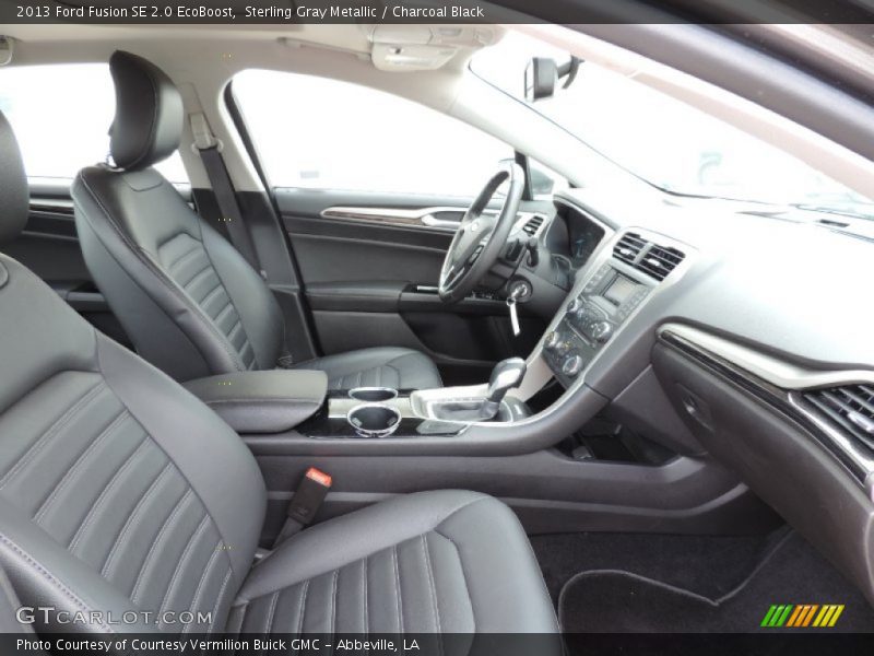 Sterling Gray Metallic / Charcoal Black 2013 Ford Fusion SE 2.0 EcoBoost