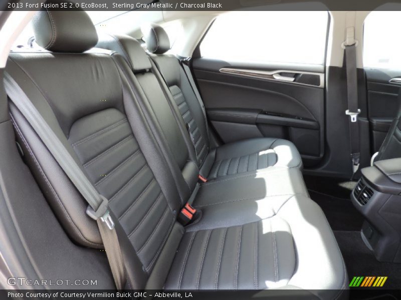 Sterling Gray Metallic / Charcoal Black 2013 Ford Fusion SE 2.0 EcoBoost