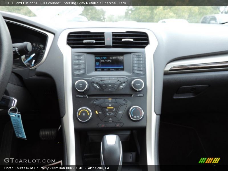 Sterling Gray Metallic / Charcoal Black 2013 Ford Fusion SE 2.0 EcoBoost