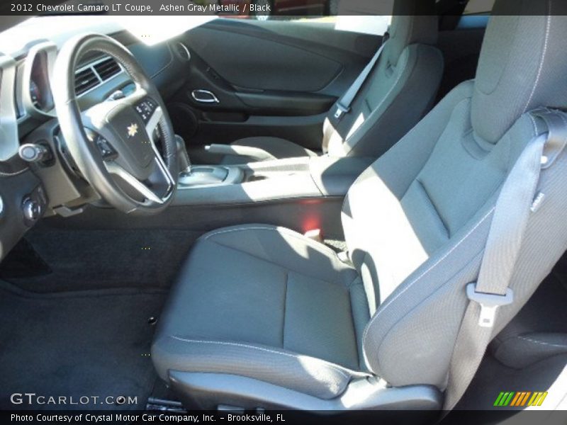 Ashen Gray Metallic / Black 2012 Chevrolet Camaro LT Coupe