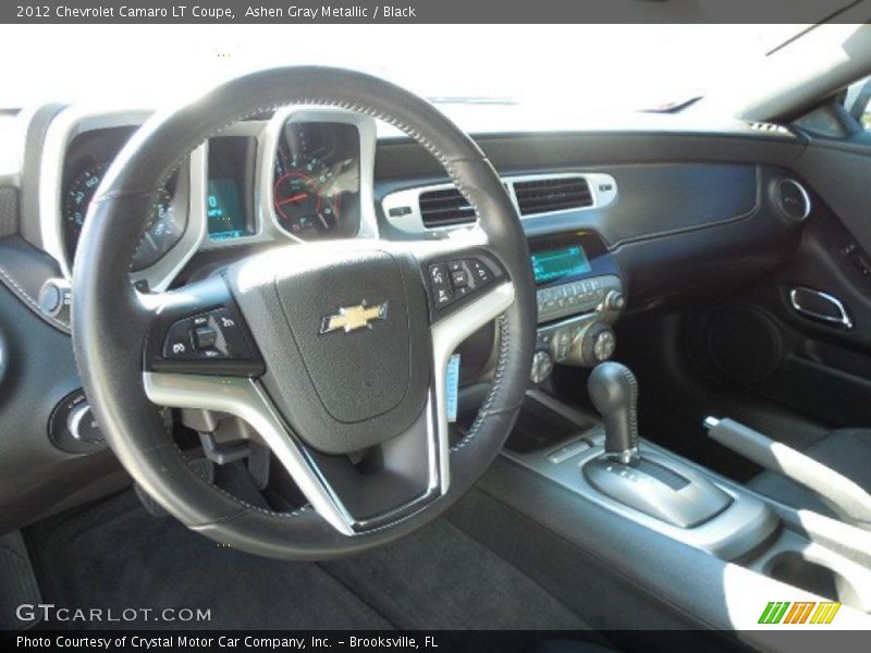 Ashen Gray Metallic / Black 2012 Chevrolet Camaro LT Coupe