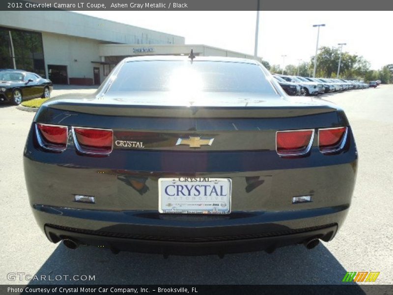 Ashen Gray Metallic / Black 2012 Chevrolet Camaro LT Coupe