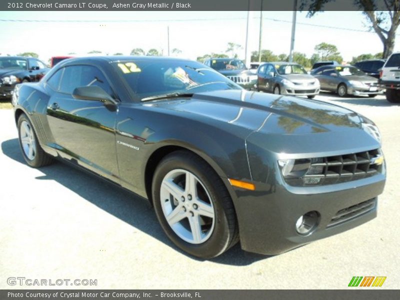 Ashen Gray Metallic / Black 2012 Chevrolet Camaro LT Coupe