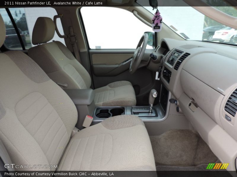 Avalanche White / Cafe Latte 2011 Nissan Pathfinder LE