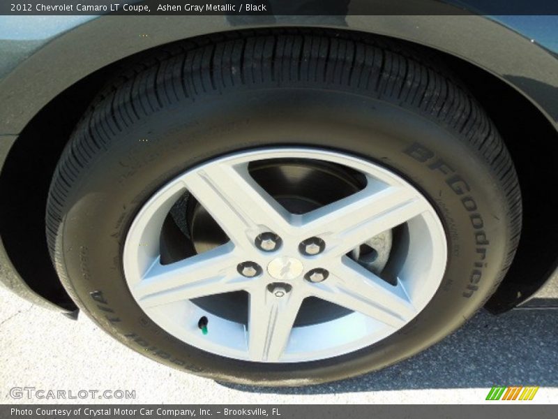 Ashen Gray Metallic / Black 2012 Chevrolet Camaro LT Coupe