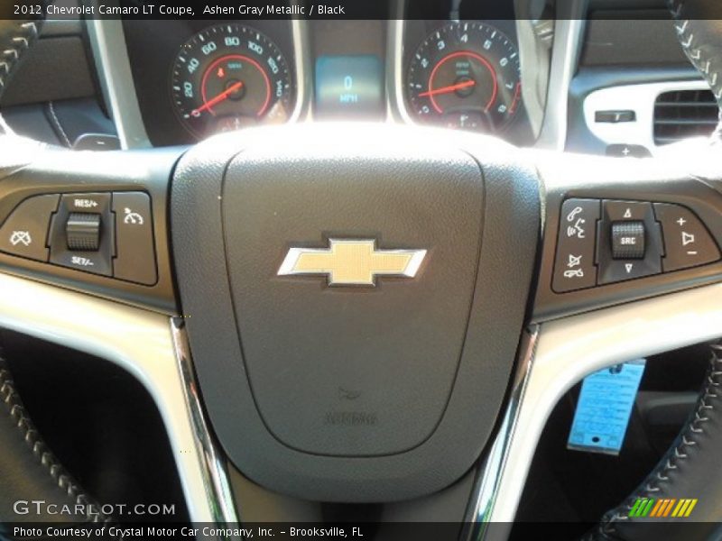 Ashen Gray Metallic / Black 2012 Chevrolet Camaro LT Coupe