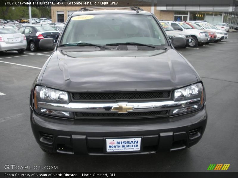 Graphite Metallic / Light Gray 2007 Chevrolet TrailBlazer LS 4x4