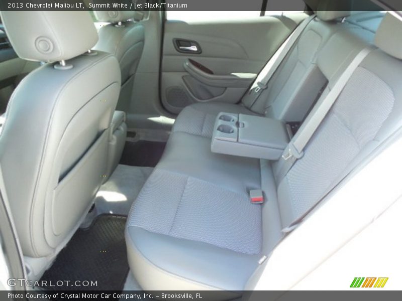 Summit White / Jet Black/Titanium 2013 Chevrolet Malibu LT