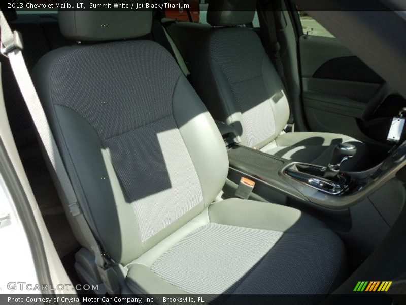Summit White / Jet Black/Titanium 2013 Chevrolet Malibu LT
