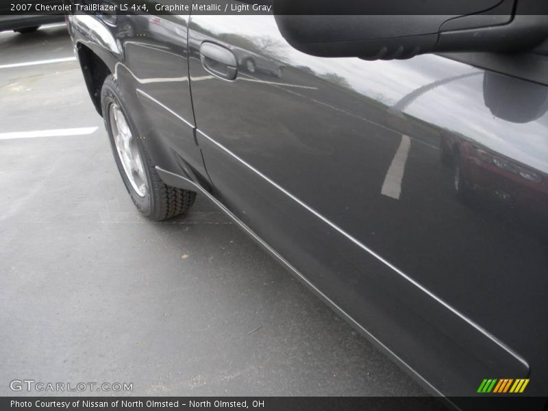 Graphite Metallic / Light Gray 2007 Chevrolet TrailBlazer LS 4x4