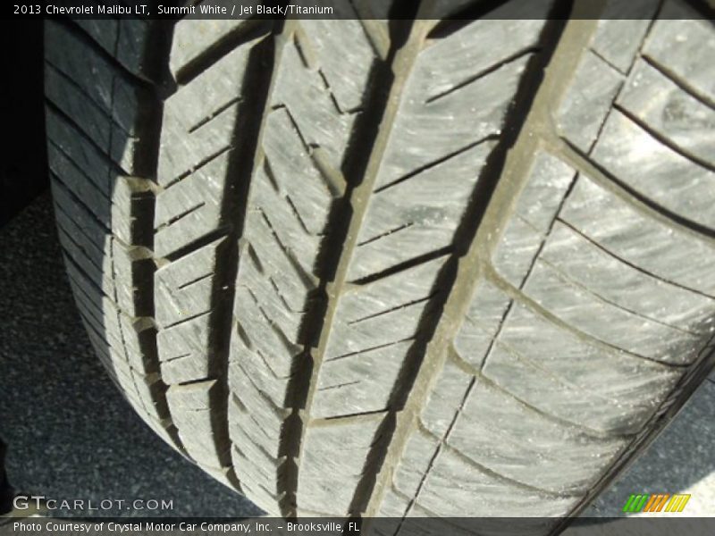Summit White / Jet Black/Titanium 2013 Chevrolet Malibu LT