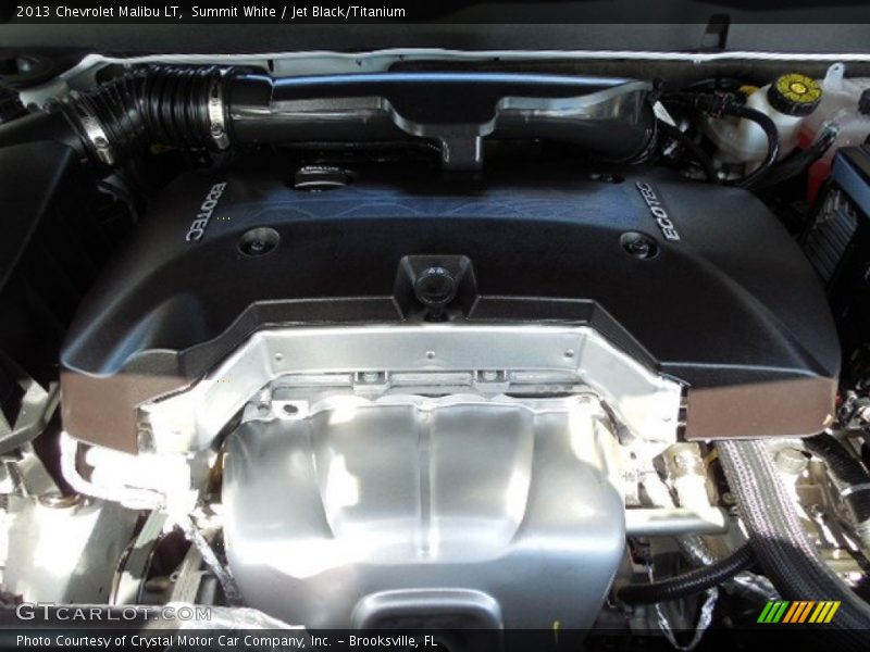 Summit White / Jet Black/Titanium 2013 Chevrolet Malibu LT