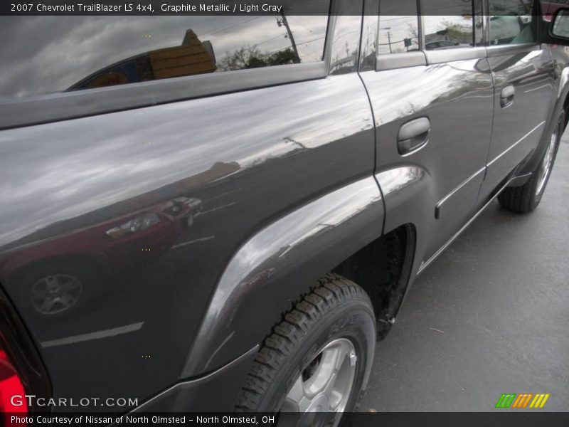 Graphite Metallic / Light Gray 2007 Chevrolet TrailBlazer LS 4x4