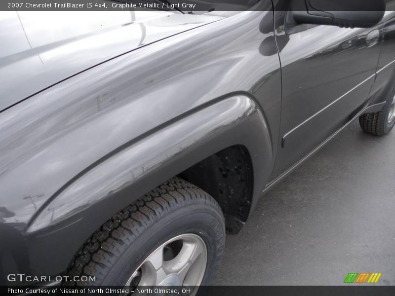 Graphite Metallic / Light Gray 2007 Chevrolet TrailBlazer LS 4x4