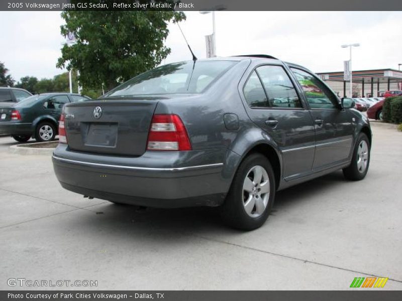 Reflex Silver Metallic / Black 2005 Volkswagen Jetta GLS Sedan