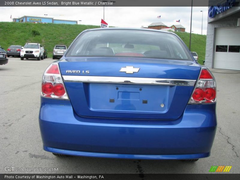 Bright Blue Metallic / Charcoal 2008 Chevrolet Aveo LS Sedan