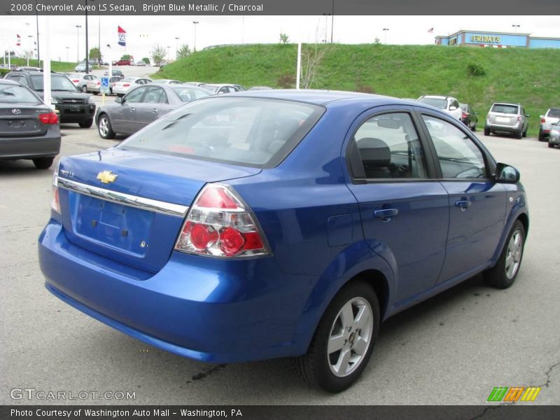 Bright Blue Metallic / Charcoal 2008 Chevrolet Aveo LS Sedan