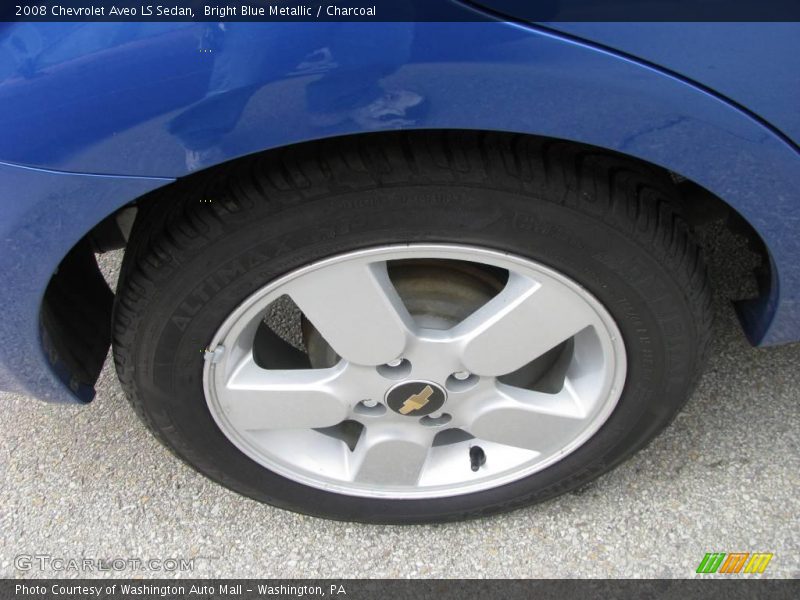 Bright Blue Metallic / Charcoal 2008 Chevrolet Aveo LS Sedan