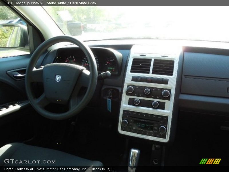 Stone White / Dark Slate Gray 2010 Dodge Journey SE