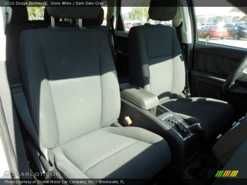 Stone White / Dark Slate Gray 2010 Dodge Journey SE