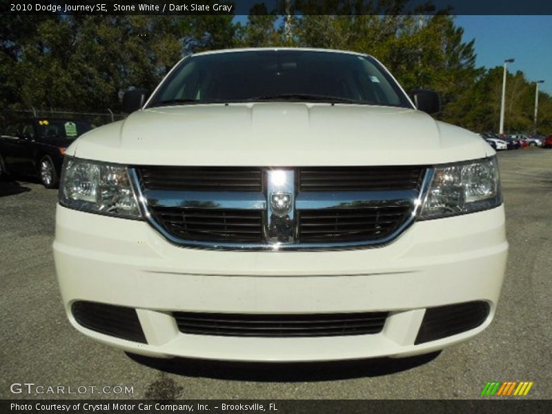Stone White / Dark Slate Gray 2010 Dodge Journey SE