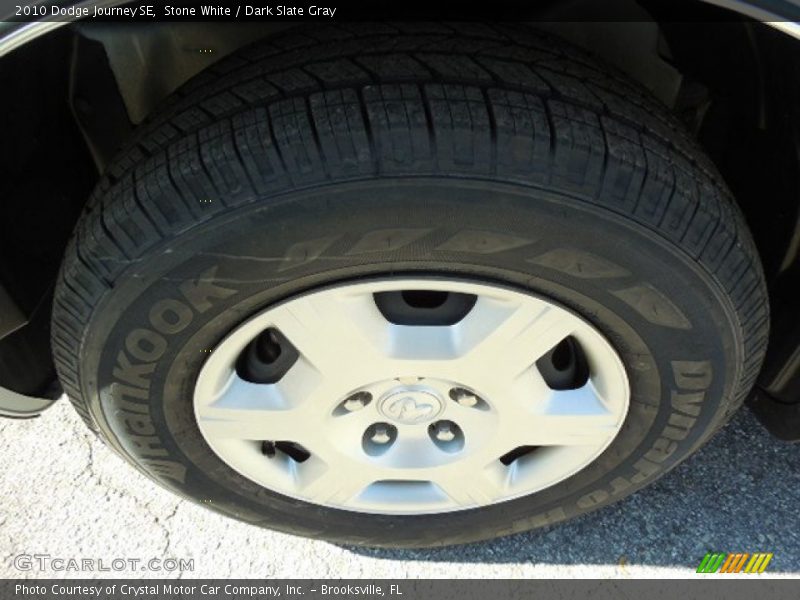 Stone White / Dark Slate Gray 2010 Dodge Journey SE