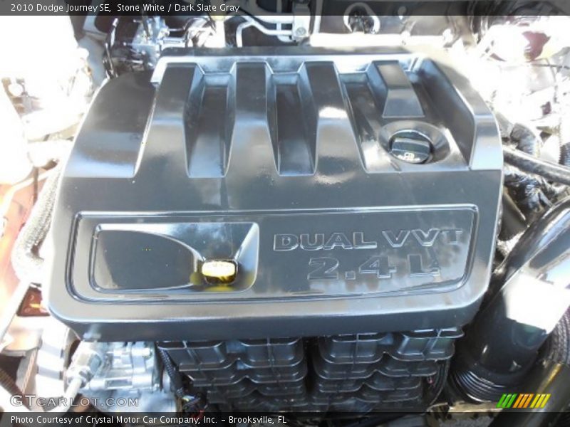 Stone White / Dark Slate Gray 2010 Dodge Journey SE