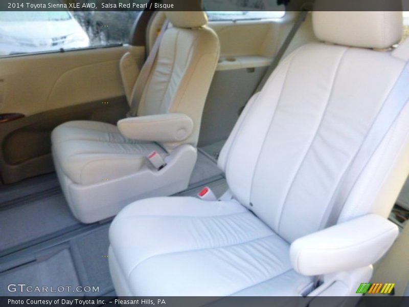 Salsa Red Pearl / Bisque 2014 Toyota Sienna XLE AWD