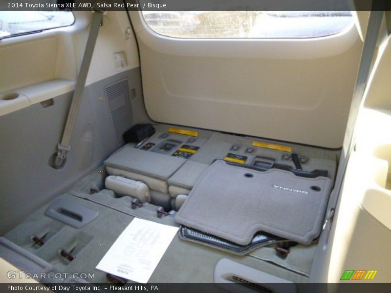 Salsa Red Pearl / Bisque 2014 Toyota Sienna XLE AWD