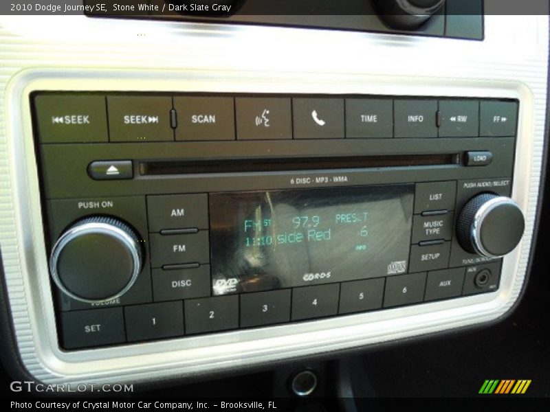 Stone White / Dark Slate Gray 2010 Dodge Journey SE