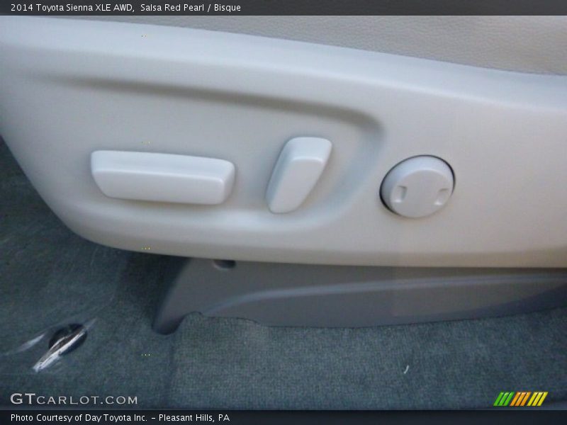 Salsa Red Pearl / Bisque 2014 Toyota Sienna XLE AWD